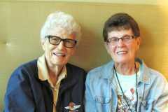 Marilyn Fisher and Peach Yoder