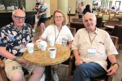 Fran Weinkauf, Marj Hobbs and Ted Jarvi