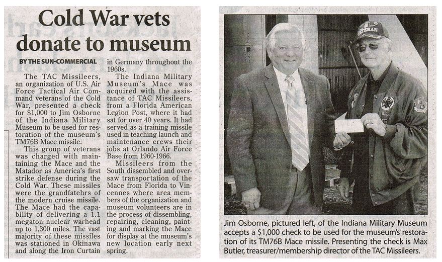 Cold War Vets donate to museum
