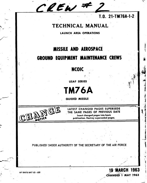 TM-76A Launch Area Operations Tech Manual